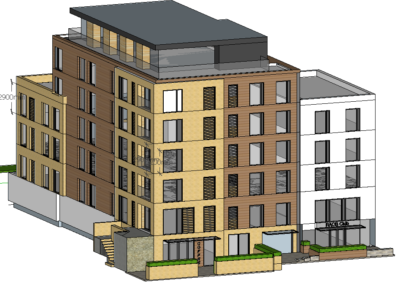 66 low energy student apartments and ground floor commercial space