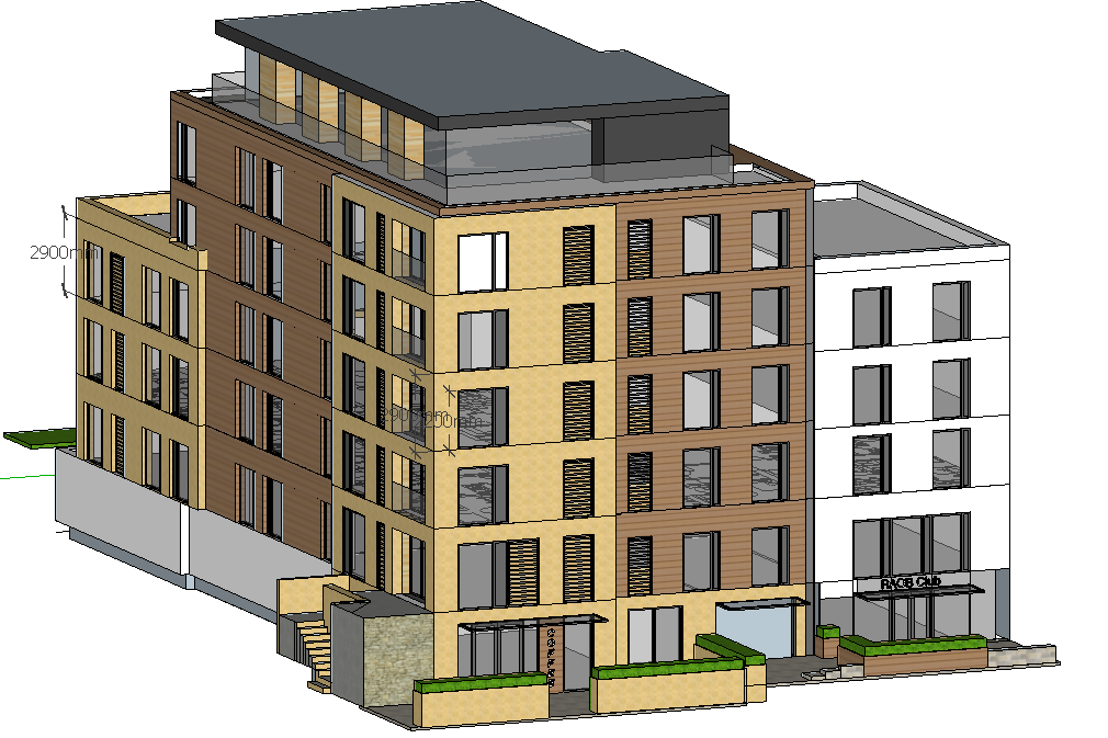 66 low energy student apartments and ground floor commercial space